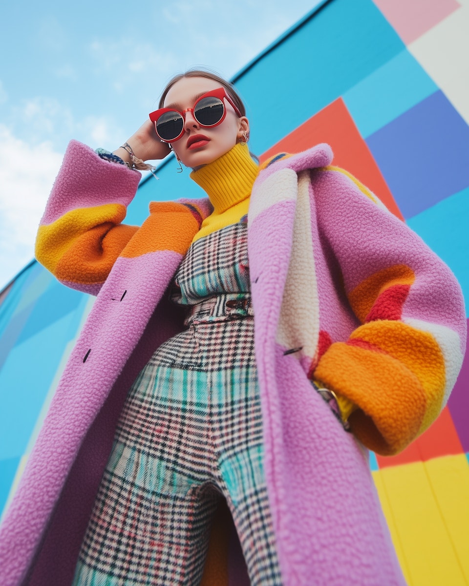 A chic girl showing the basic clothing you need for your fashionista closet