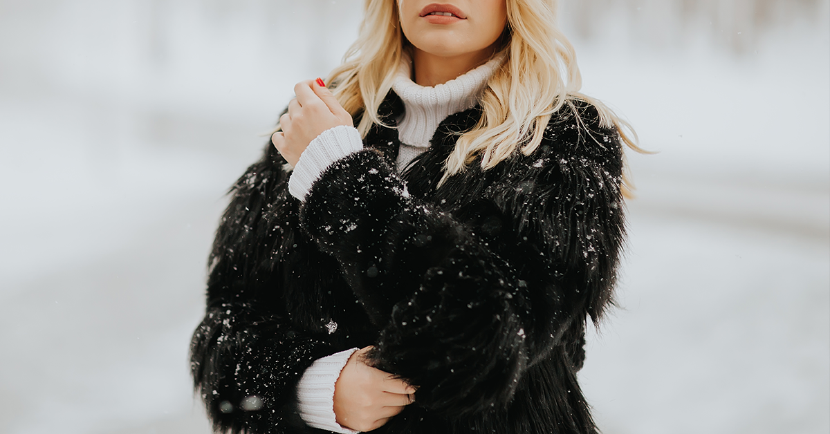 How to Style Black Fur Coat for Holiday Season