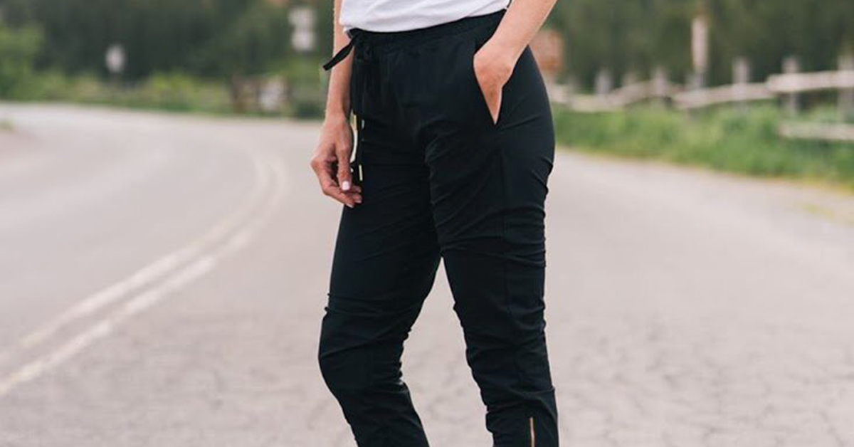 Instant comfort wearing Black Joggers