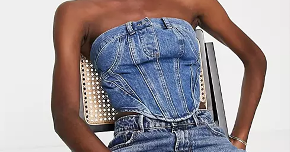 Denim Corset Top, the trendiest garment for this 2023