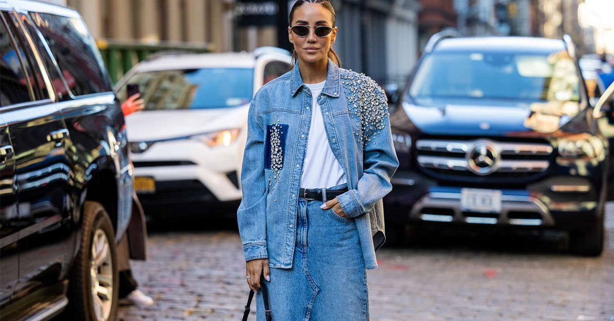 Trend of the month: A stylish Long Denim Skirt