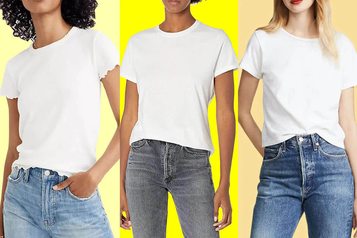 6 Sophisticated Ways to Wear a White T-Shirt