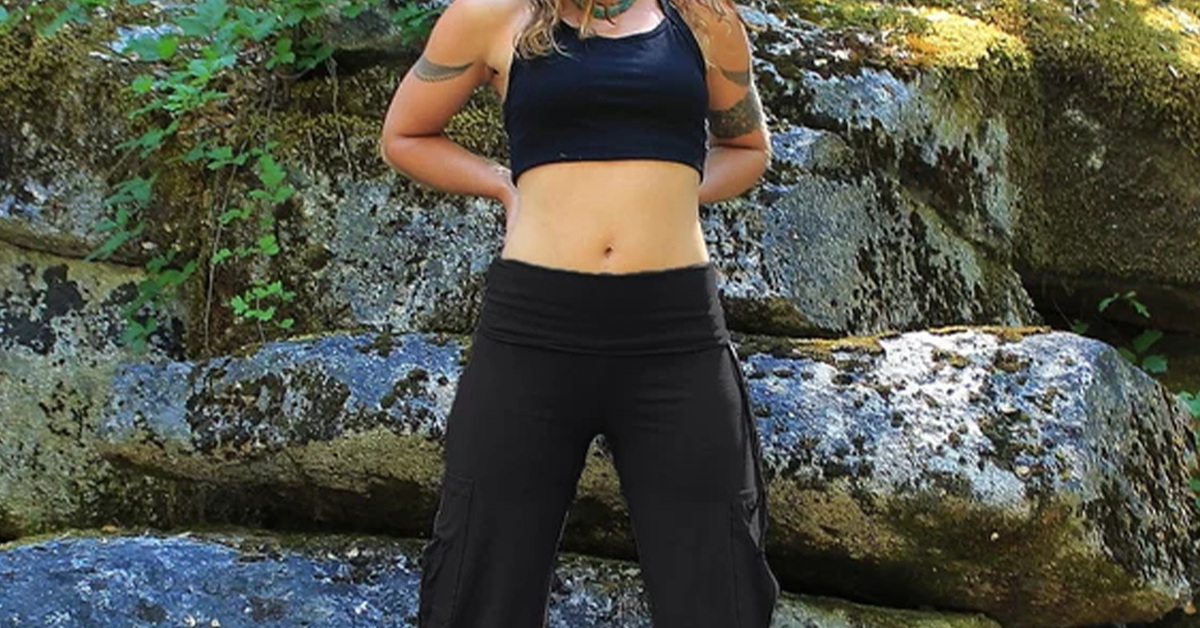 Exercise in style with wide-leg yoga pants