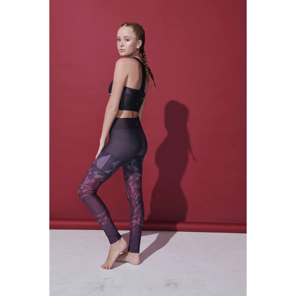 a model in a top tank and showing how to style leggings in a athleisure way without being chic with OnPost