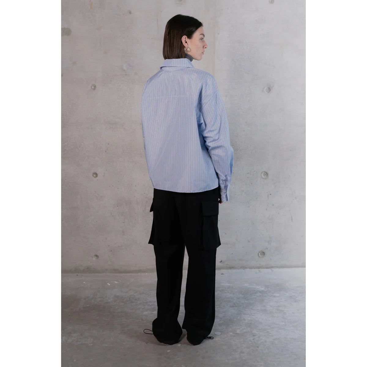 a tomboy model showing what to wear with oversize in OnPost
