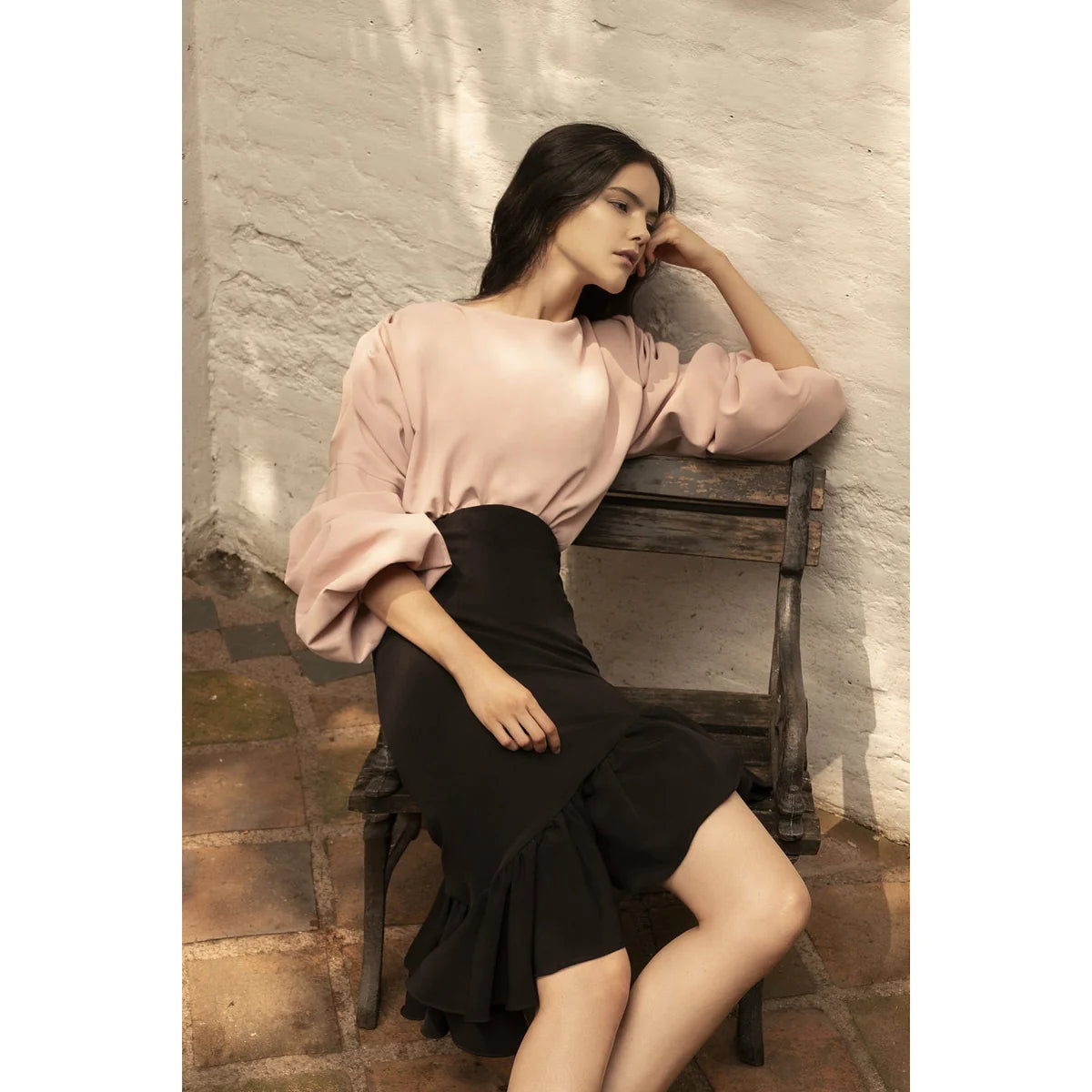 a OnPost model showing how to elevate your style with skirts for fall