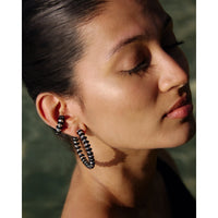 Formation Beaded Maxi Hoops