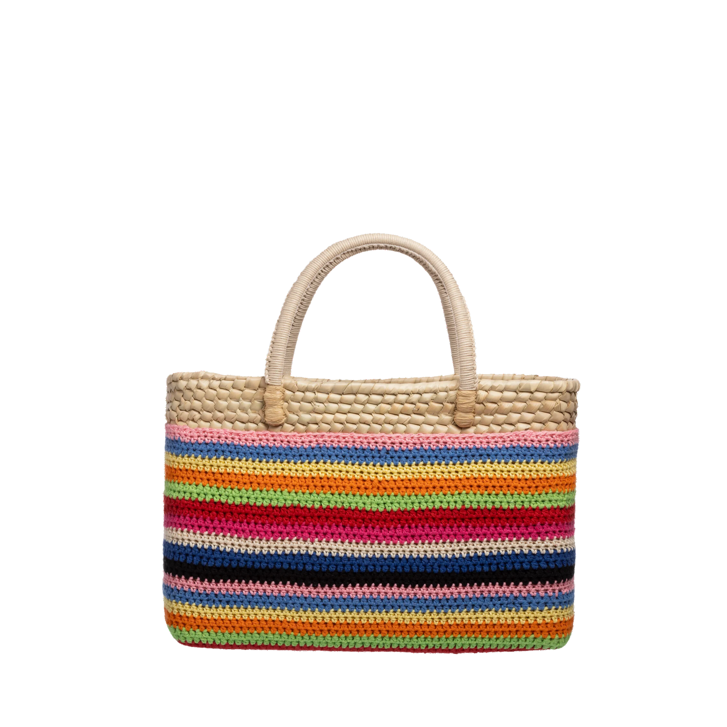 Medium Crochet Bag Rainbow