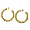 Formation Beaded Maxi Hoops