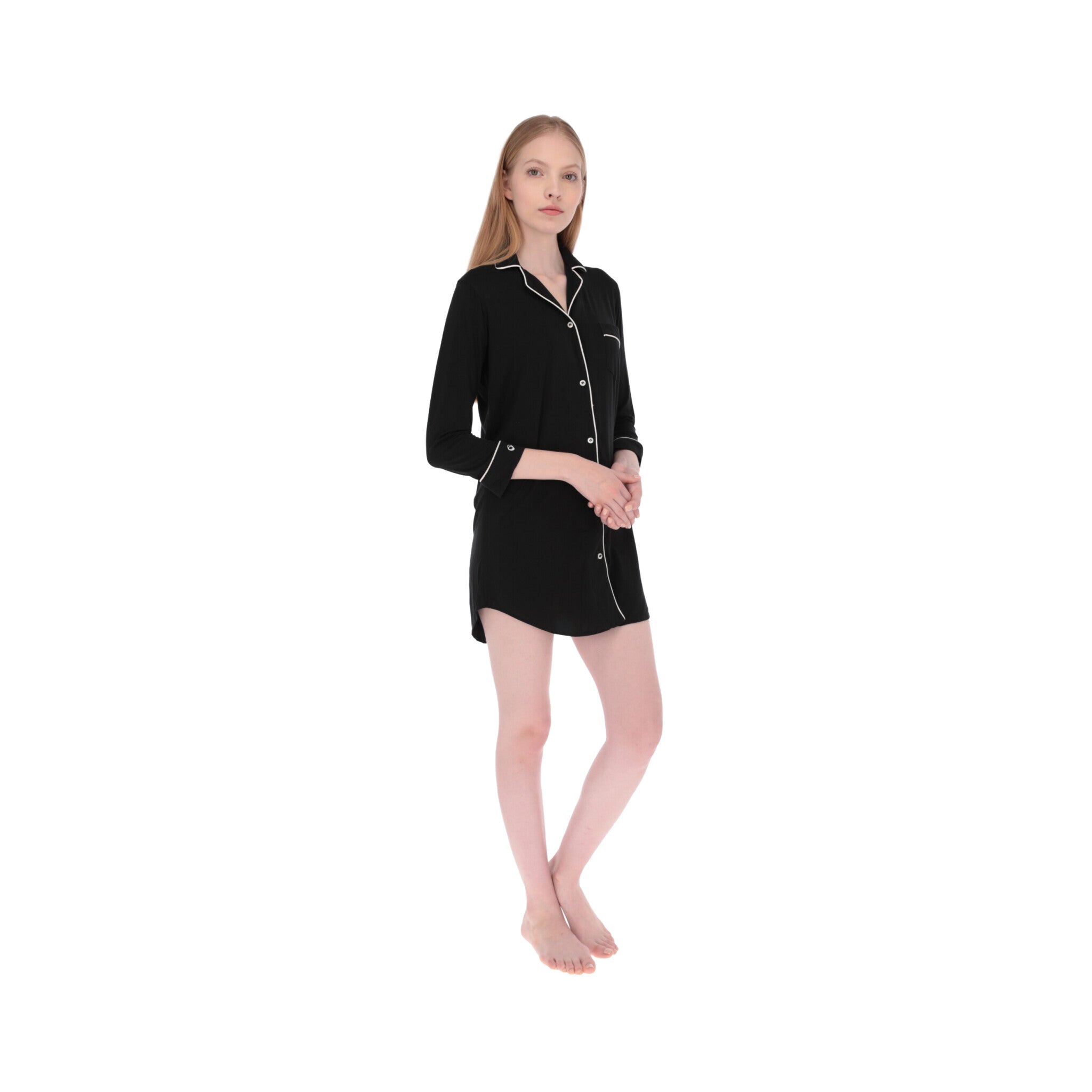 Creta Black Boyfriend Shirt