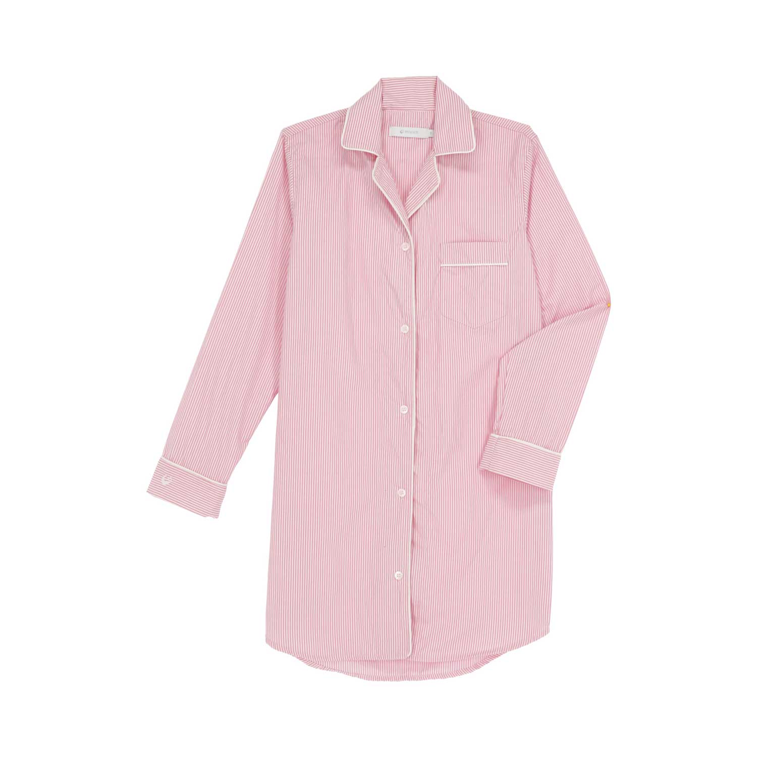 Creta Pink Stripes Boyfriend Shirt