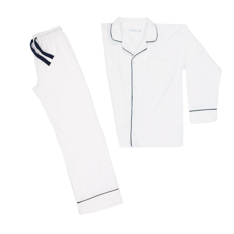 White Classic Men Pants