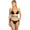 The Tied Up Bikini Set - Black