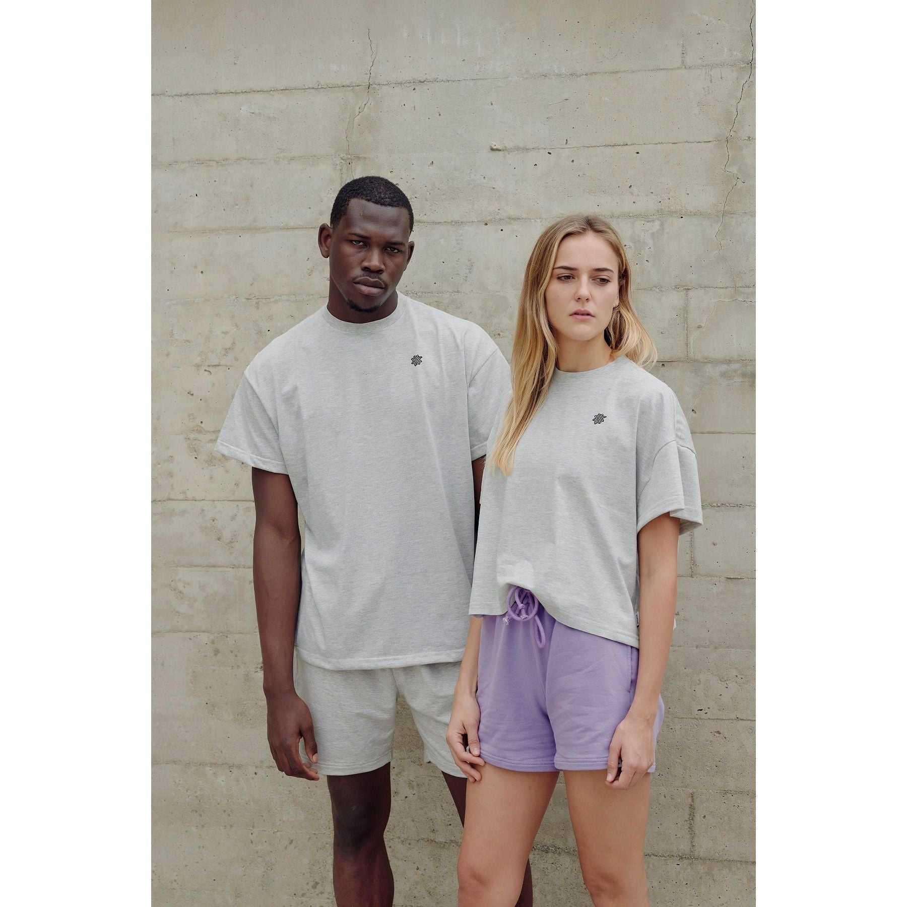 Gray Squared Polo